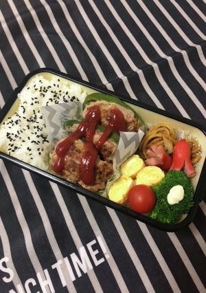 男子中学生弁当11/20ピーマンの肉詰め-レシピのメイン写真