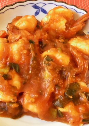中華料理店のエビチリ-レシピのメイン写真