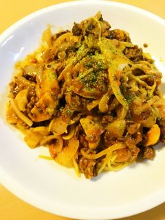 簡単●トマト缶でミートソースのパスタ-レシピのメイン写真