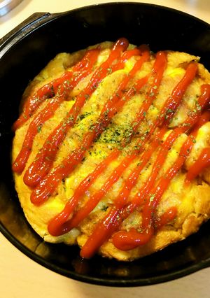 丼弁当●鶏肉を使ったお弁当★オムライス丼-レシピのメイン写真