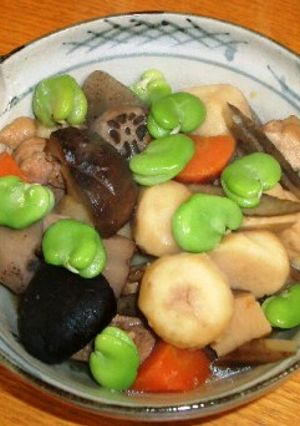 鶏肉と根菜の炊き合わせ-レシピのメイン写真
