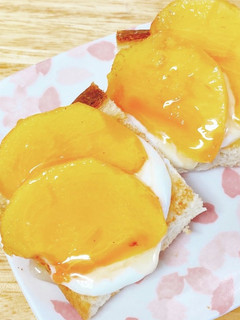 柿とクリームチーズのトースト★-レシピのメイン写真