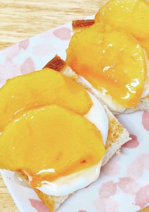 柿とクリームチーズのトースト★-レシピのメイン写真