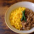 ふっわふわ!つゆだく鶏そぼろと煎り卵