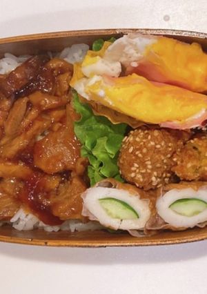 鶏の蒲焼ランチ弁当-レシピのメイン写真