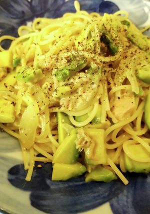 簡単うまっ！アボガド＆ツナチーズパスタ-レシピのメイン写真
