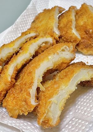 なんちゃって…♡イカフライ/ちくわフライ-レシピのメイン写真