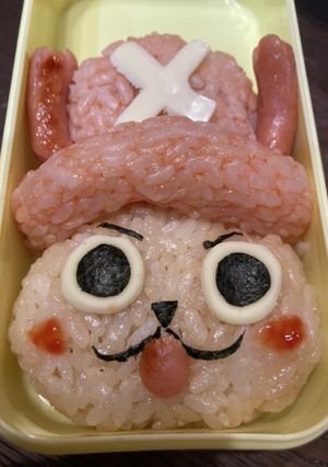 101キャラ弁　チョッパー2回目-レシピのメイン写真