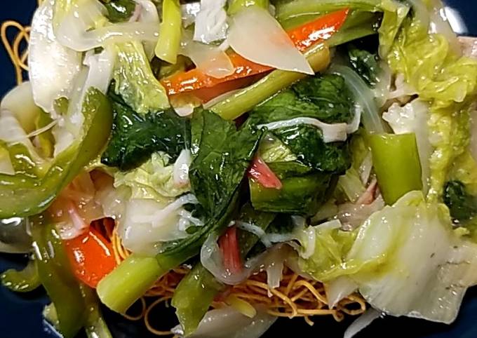 レンジでマルタイ皿うどん❤ by ほこママ 【クックパッド】 簡単 