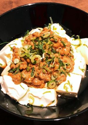 健康＆ダイエットに【納豆豆腐サラダ】-レシピのメイン写真