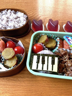 【キャラ弁初心者】海苔チーズピアノ-レシピのメイン写真