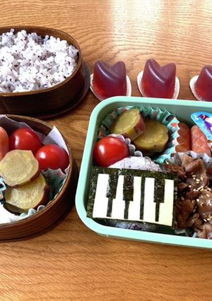 【キャラ弁初心者】海苔チーズピアノ-レシピのメイン写真
