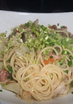 ねぎねぎ和風パスタ♪-レシピのメイン写真