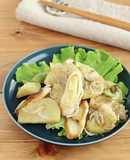 下仁田ねぎとじゃがいものしらすバター炒め