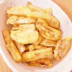 รูปของ おつまみに☆フライドれんこん（カレー味）