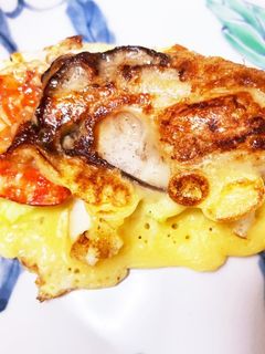 一銭洋食風 牡蠣入りお好み焼き-レシピのメイン写真