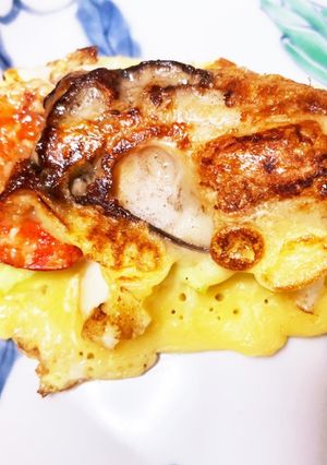 一銭洋食風　牡蠣入りお好み焼き-レシピのメイン写真