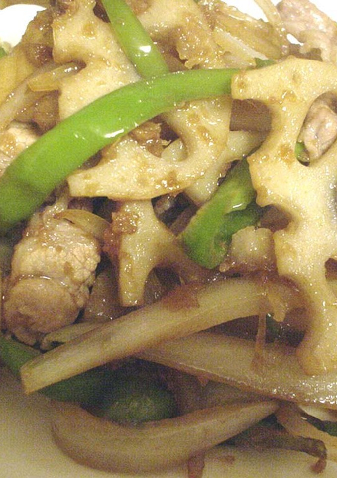 豚肉とれんこんのしょうが焼き-レシピのメイン写真