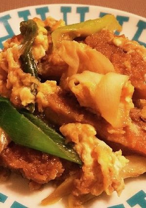 ◆簡単１０分♡余った豚カツdeかつとじ◆-レシピのメイン写真