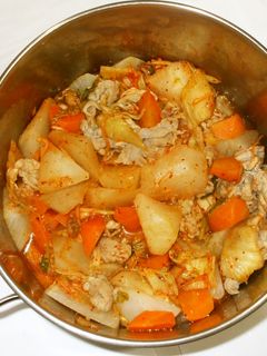 大根煮物♪簡単キムチで味付け-レシピのメイン写真