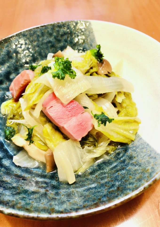 白菜とベーコンの簡単旨煮-レシピのメイン写真
