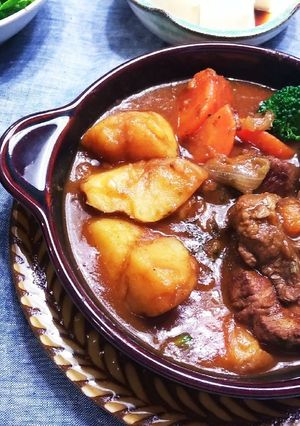 圧力鍋で◎牛すね肉のビーフシチュー-レシピのメイン写真