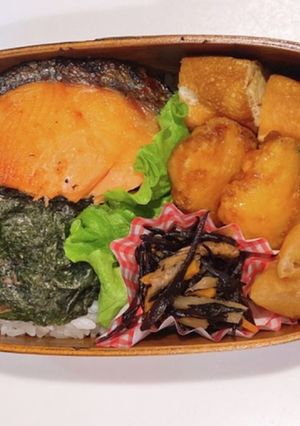 しゃけのり弁当-レシピのメイン写真