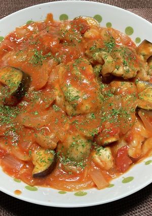 鶏モモ肉と野菜のトマト煮!(^^)!-レシピのメイン写真