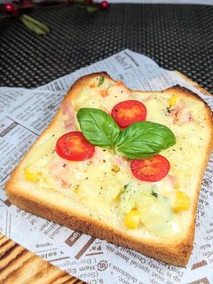 ポテトサラダトースト-レシピのメイン写真