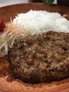 今晩のハンバーグをびっくりドンキー風に!-レシピのメイン写真