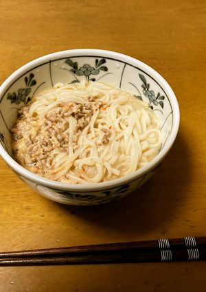 簡単担々うどん-レシピのメイン写真