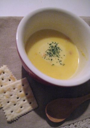 インスタントのコーンープが絶品スープに★-レシピのメイン写真