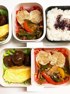 娘のお弁当174+ダンナの分も★-レシピのメイン写真