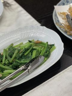簡単★小松菜のニンニク炒め-レシピのメイン写真