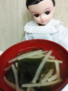 リカちゃん♡わかめとたけのこのすまし汁-レシピのメイン写真