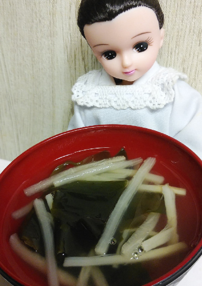 リカちゃん♡わかめとたけのこのすまし汁-レシピのメイン写真