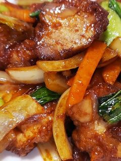 簡単!鶏唐揚げの甘辛炒め-レシピのメイン写真