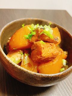 大根と鮭缶の煮物♡大根消費-レシピのメイン写真