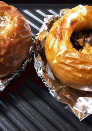 レーズンとナッツの焼きリンゴ-レシピのメイン写真