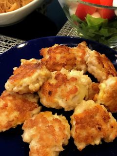 チーズイン揚げないチキンナゲット-レシピのメイン写真