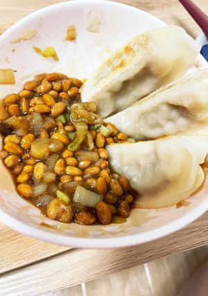 餃子の納豆だれ-レシピのメイン写真