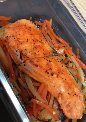 大根にんじんの皮としゃけ-レシピのメイン写真