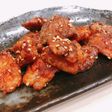 『揚げない鶏唐の甘酢ごまあえ』