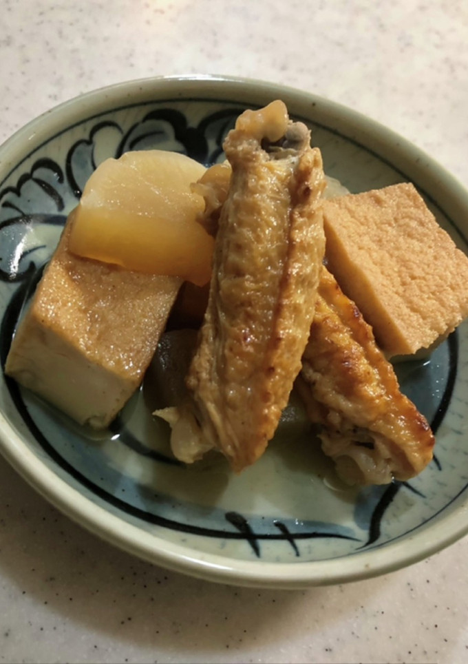 大根と手羽中の煮物-レシピのメイン写真