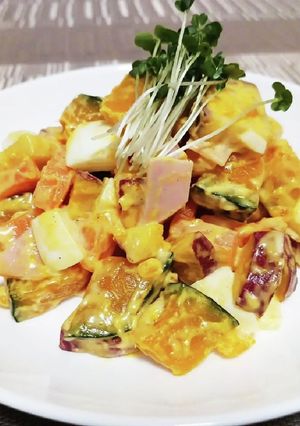 超簡単！ゴロゴロ野菜のマヨサラダ！！-レシピのメイン写真