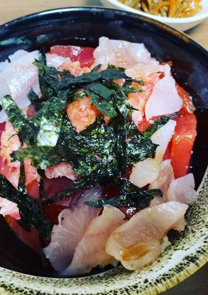 白身魚の海鮮丼-レシピのメイン写真
