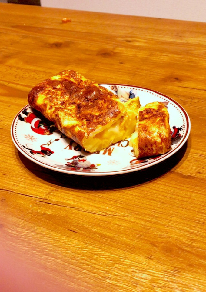 じゃがいもとチーズのふわふわ卵焼き♡-レシピのメイン写真