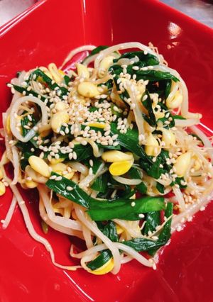 豆もやしとニラのナムル-レシピのメイン写真