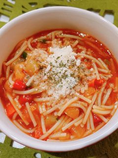 離乳食完了期☆野菜たっぷりトマトパスタ☆-レシピのメイン写真