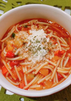 離乳食完了期☆野菜たっぷりトマトパスタ☆-レシピのメイン写真